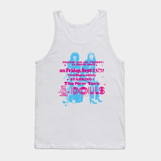 The New York Dolls Tank Top by HAPPY TRIP PRESS